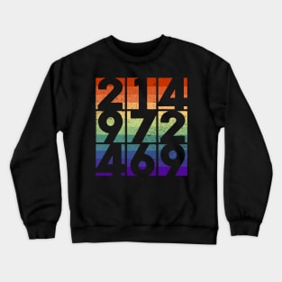 Dallas Texas Area Codes Gay Pride Crewneck Sweatshirt